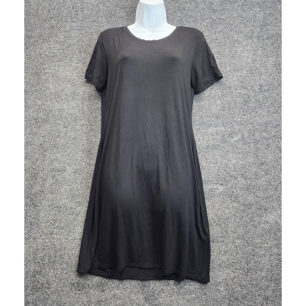 Daily Ritual Womens Viscose Minimalist Everyday Casual T-Shirt Dress Size M